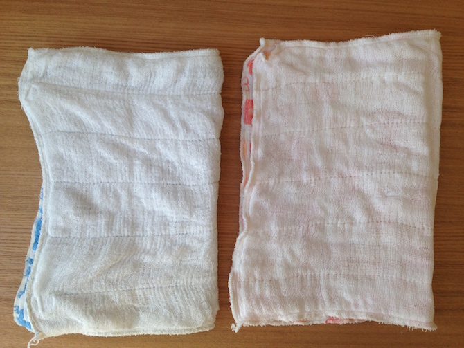 蚊帳生地のふきん