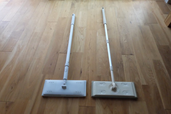 無印ワイパーとクイックルワイパー