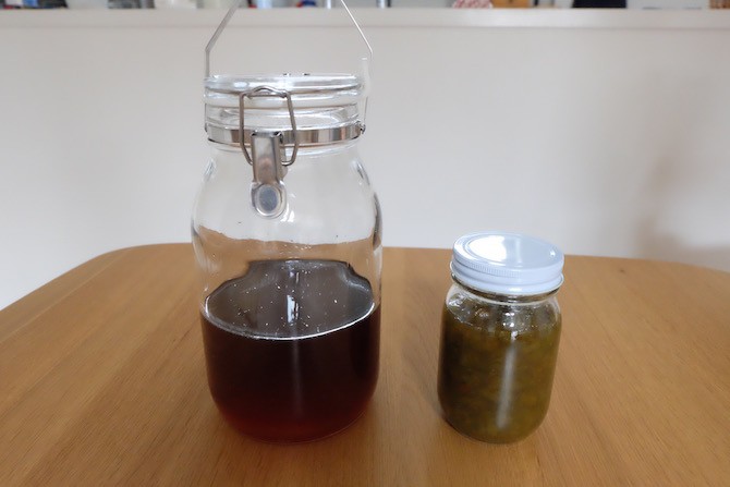 梅シロップと梅ジャム完成