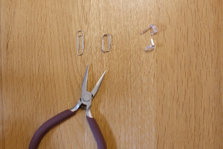 クリップをパーツにリメイク